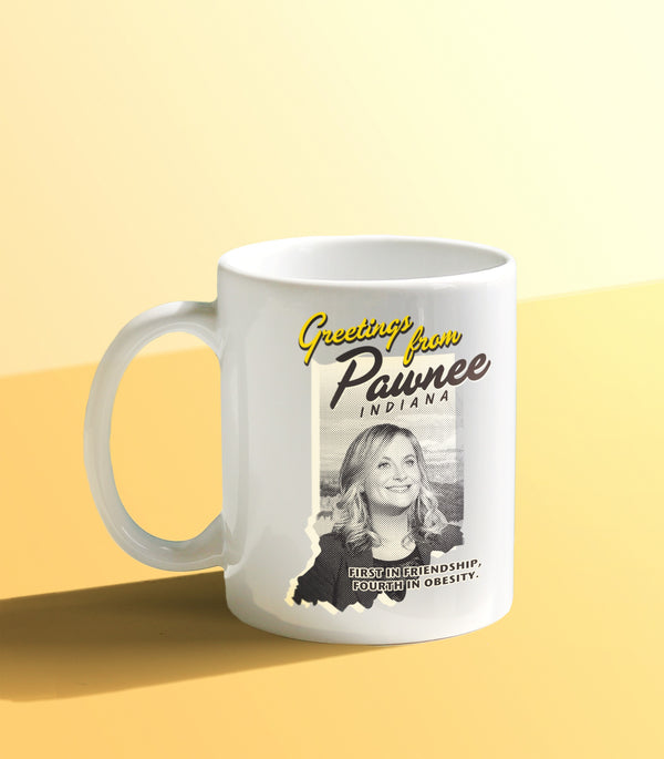 Greetings From Pawnee (Coffee Mug)